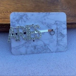 CLEARANCE💖 ARIES Zodiac Rhinestone Hair Barette